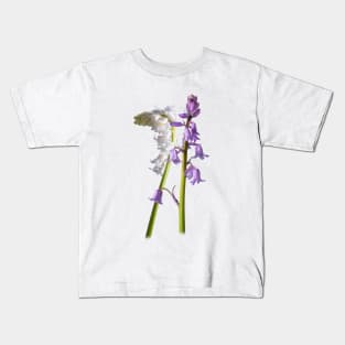 Whitebell, Pinkbell, the fabric pattern. Kids T-Shirt